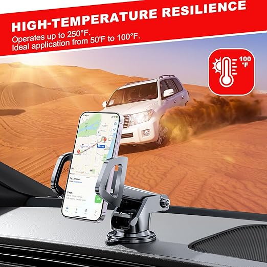 3M Double Sided Tape Heavy Duty 40PCS VHB Adhesive Pads 1“ and 2” Squares Dots Rectangles Pack Strong Waterproof Mounting Tape for Dashboard Dash Cam Windshield Suction Cup Phone Holders Black