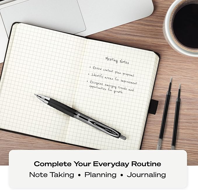 uni-ball 207 Retractable Gel Pens, Medium Point (0.7mm), Blue, 36 Count