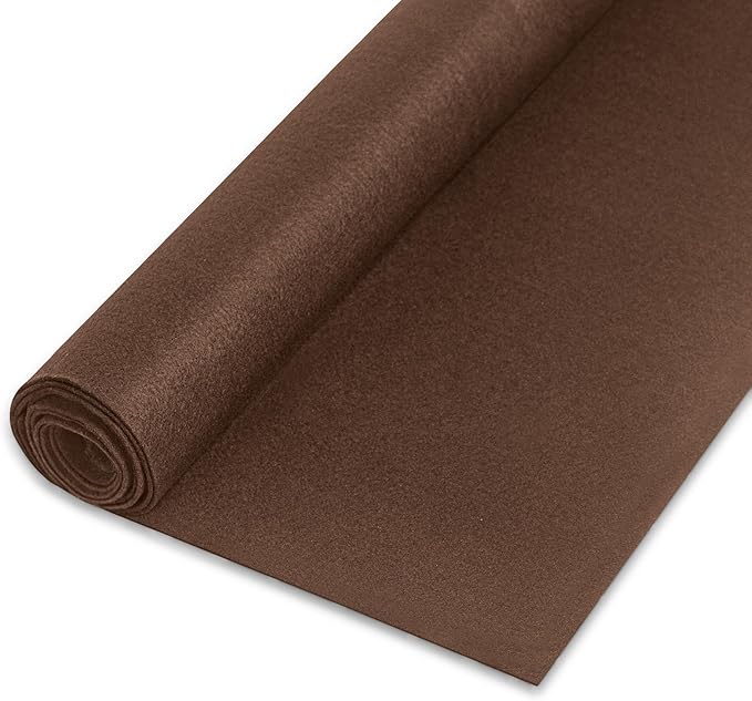Felt Fabric 1.8 mm Thick 36" x 72" - Soft Durable Felt by The Yard Felt Sheets for Arts and Crafts, DIY Sewing, Crafting Projects (Dark Brown) ﻿ ﻿ ﻿ ﻿ ﻿ ﻿ ﻿ ﻿ ﻿
