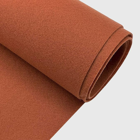 EOVEA | Acrylic Felt Fabric by The Yard - Non-Stiff, Soft Material - 72" Wide - 1.6mm Thick Felt Sheets for DIY Crafts, Sewing, Upholstery, Cushion, Padding(Camel, 2 Yards)