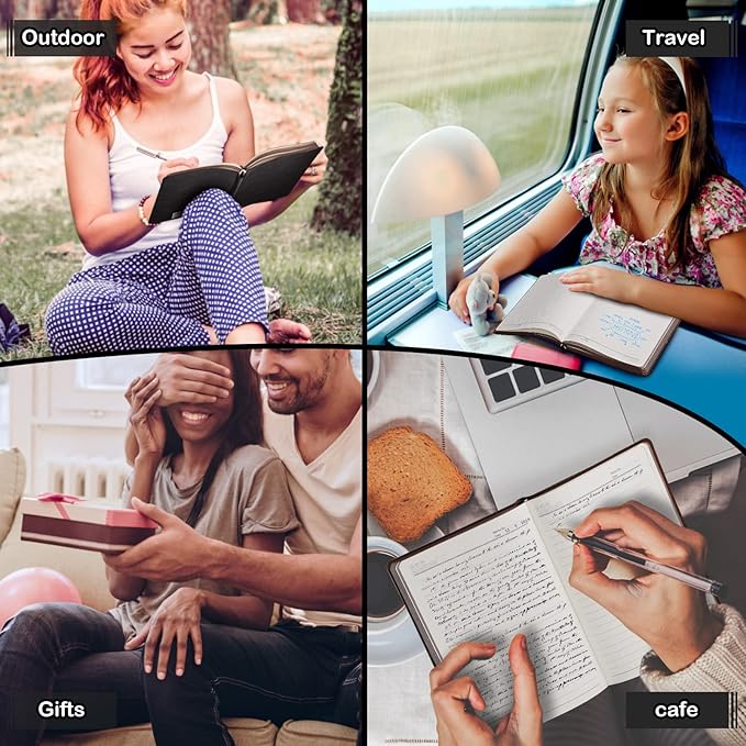 2025 Leather Vintage Journal Notebook,300 Pages,Leather Softcover Lined Journal Notebooks for Women Men,Notebook Journals for Writing Travel,Business,Office,8.5'' X 11.3''