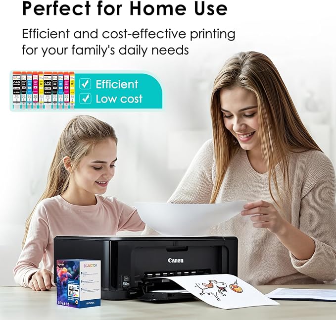 10 Pack 280 281 XXL Ink Cartridges Replacement for Canon 280XL 281XL Ink Cartridges PGI-280XXL CLI-281XXL for TR8620a TR8520 TR8620 TR8600 TR7520 TS6120 TS6220 TS9120 TS6320 TS8220 Printers