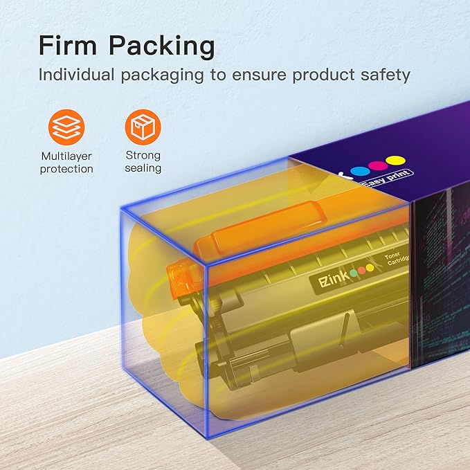 E-Z Ink TN431 Toner Cartridge Compatible for Brother TN431 TN-431 TN433 TN436 to Use with Brother HL-L8360CDW HL-L8260CDW MFC-L8900CDW MFC-L8690CDW Printer (Cyan, Yellow, Magenta, Black, 4 Pack)