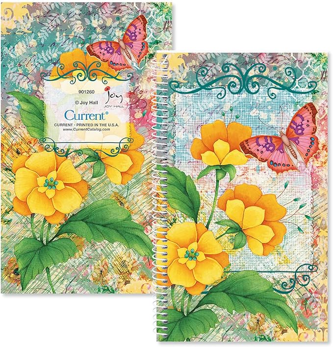 Current Joy Hall Password & PIN Keeper Book, 94 Pages, 5” x 8.5” Size Spiral Bound, Soft Cover Internet Organizer for Offline Website, Login, & Username Storage