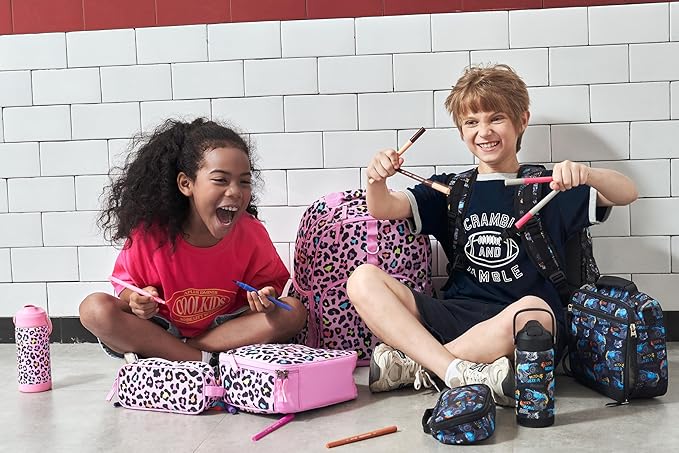 Choco Mocha Sky Pencil Case for Boys, Soft Pencil Case Kids Pencils Pouch for Kindergarten Boys, Blue