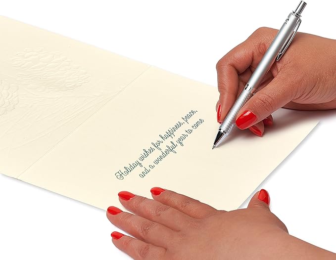 Papyrus Holiday Cards Boxed with Envelopes, Wonderful Year to Come, Pinecones (14-Count)