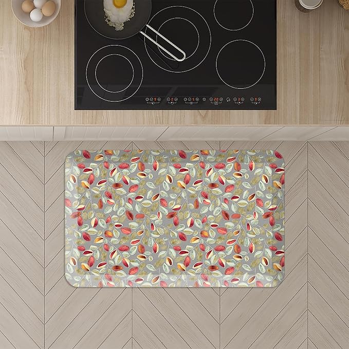 GelPro Anti-Fatigue Designer Comfort Kitchen Floor Mat Orchard Grey Lake 20x32