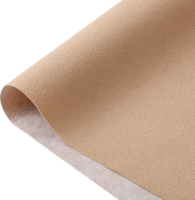 Removable Velvet Fabric Self Adhesive Felt Fabric Liner Beige Velvet Drawer Liner for Jewelry Drawer Craft Felt Fabric Sheet Art & Craft Making 14.2" x 98"