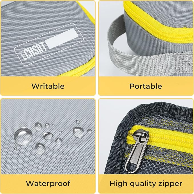 ECHSRT Large Pencil Case, Aesthetic Pen Pouch with Big Capacity, Minimalist Portable Stationery Bag with Handle for Office Organizer Aesthetic Pencil Cases