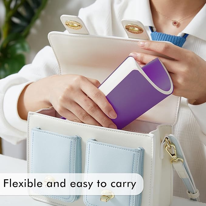 feela 36 Pack Soft Cover Journal Bulk, Lined Blank Travel Journal for Women Men Writing, Notebooks College Ruled for Work, Note Taking Notebook School Business Supplies, 8.2” x 5.5”, A5, Dark Purple