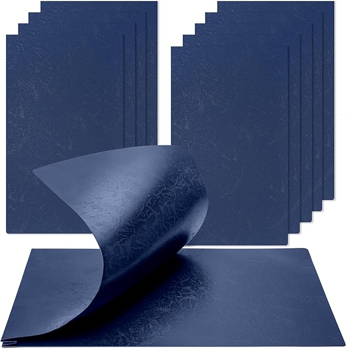 Durable 11x17 Professional Compressed Fiberboard Report Covers – Pack of 10 (Midnight Blue)