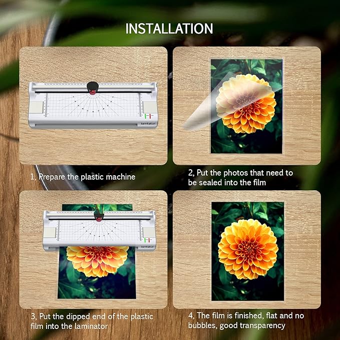 Thermal Laminating Pouches 9"x11.5" Inches, Holds 8.5 x 11 Inch Sheets,5mil 100Pack Hot Laminate Films, Clear Laminator Papers, Letter Size Lamination Sheets (5MIL 100PK)