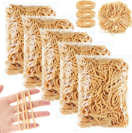 Marspark Rubber Bands Bulk Elastic Rubber Bands 5 lb File Folder Strong Elastic for Office Home Supply Crafts(Size 33)