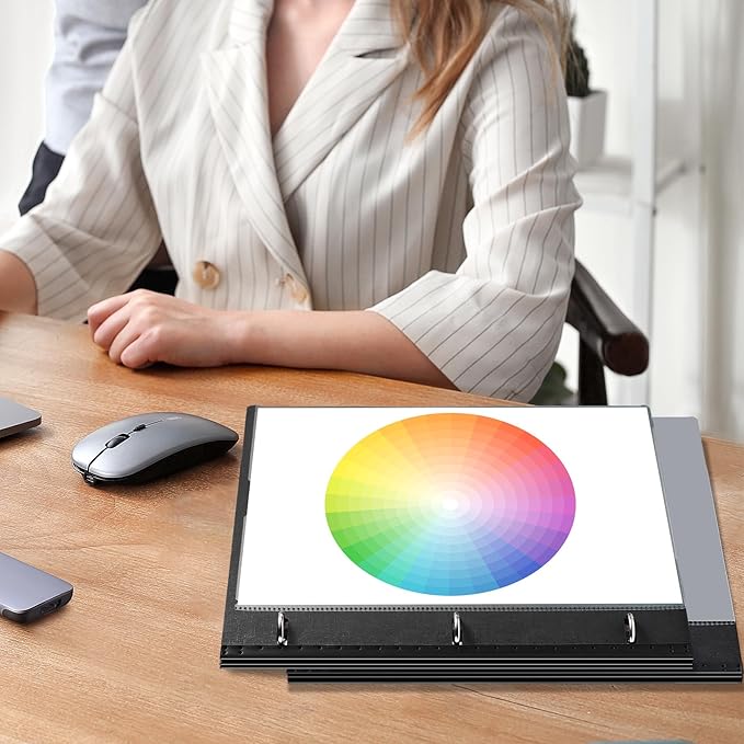 WOT I Telescoping Project Organizer, Refillable Binder with Dividers and Pockets, 13 Pocket Folders, 1 Inch 3 Ring Binder, Black