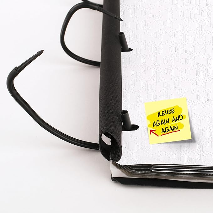 Five Star Flex Refillable Notebook + Study App, College Ruled Paper and 1 Inch TechLock Ring Binder with Pockets, Tabs and Dividers, 200 Sheet Capacity, White (29328AE2)