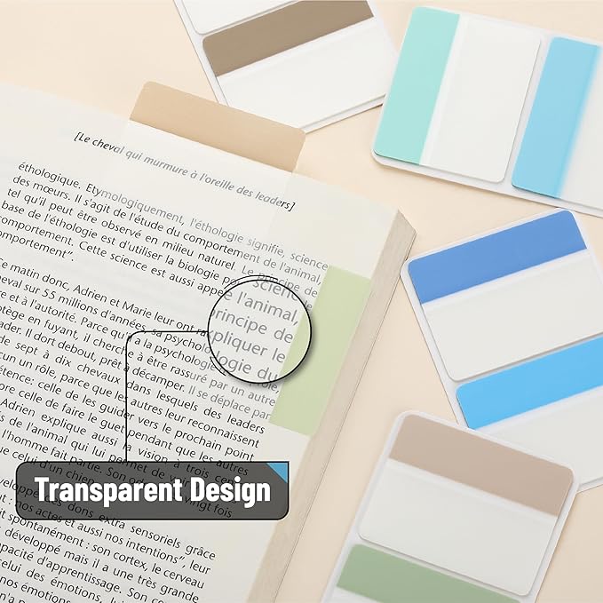 Mr. Pen- Sticky Index Tabs, 500 Pcs, 21 Sets, Colorful Sticky Tabs for Notebooks, Page Markers, Page Tabs for Binders, Page Tabs Sticky Tabs for Books, Notebook Tabs, Book Sticky Tabs for Notebooks