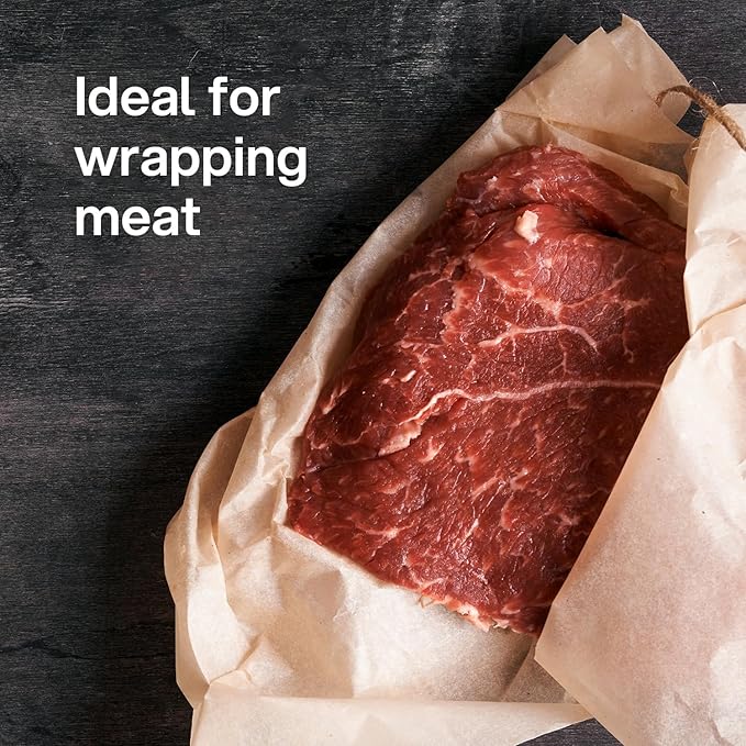 Kenley Butcher Paper Dispenser - Large Holder and Cutter for Wrapping Butcher Craft Freezer Paper Roll - Wall Mount or Tabletop - Carbon Steel Non-Slip Cutter with Serrated Blade (24-Inch)