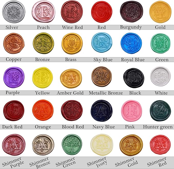 TELOSMA 100 Stars Shape Sealing Wax Beads - Big Wax Seal Beads in Glass Jar, Making Wax Seals for Wedding or Event Party Invitation, Thanks Card Envelope, Gift Wrapping - Glitter Yellow