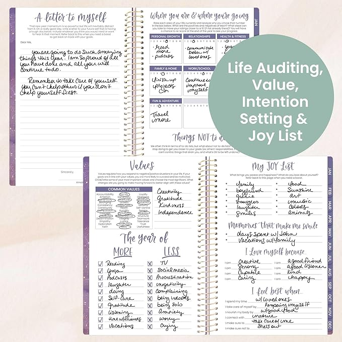 bloom daily planners 2026 Planner (January - December) Calendar Year Organizer - 5.5” x 8.25” - Weekly & Monthly Agenda Book with Stickers & Bookmark - Good Things Are Coming