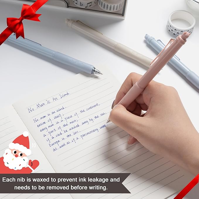 Linbsunne Erasable Pens 0.5mm Gel Ink Pens for School Office Fine Point Pens Smooth Writing Work Pen with Erasers (12-count,Blue Ink)