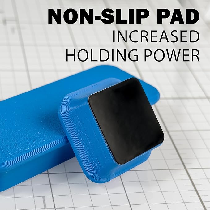 Glassboard Studio MiniBar Magnet - Strong Neodymium Rare Earth Magnets for Fridge, Whiteboard, Locker & Magnetic Glassboards - Ideal for Crafting & Office Use - Strong Fridge Magnets (Cherry Red, 12)