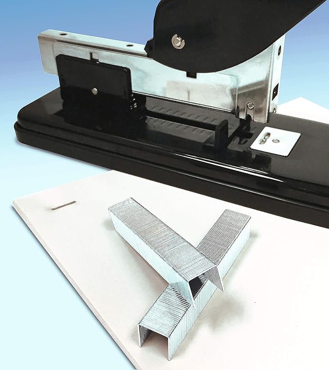 Better Office Products 5,000 Count Heavy Duty Staples, 23/13, 1/2-inch Staples, 100/Strip, Chisel Point Tips, High Capacity,