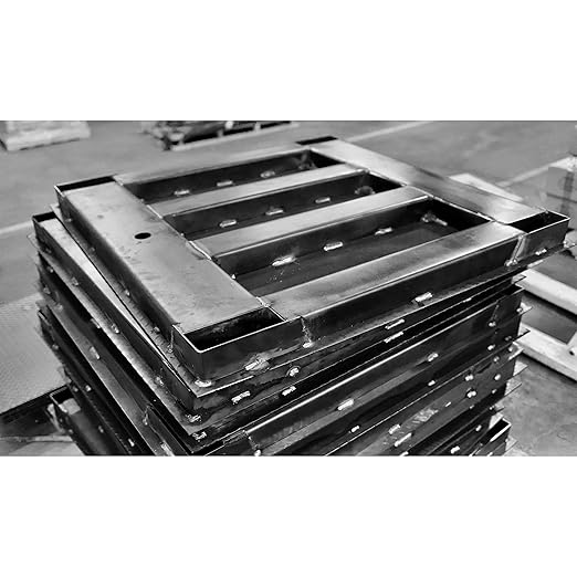 Liberty LS-700-4X6 Heavy Duty General Purpose Floor Scale | 48" x 72" | Capacity of 1000 lbs x 0.2 lb + Black