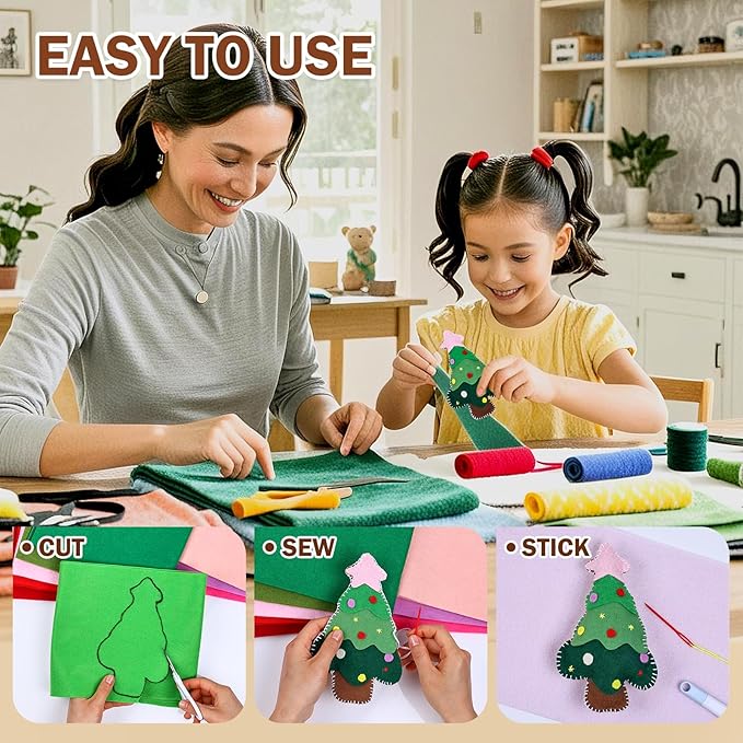 12 Rolls 8"x35"(20.5x90cm) 1.4mm Thick Soft Felt Fabric Sheet 12 Assorted Colors Felt Pack for DIY Craft Sewing Squares Nonwoven Patchwork