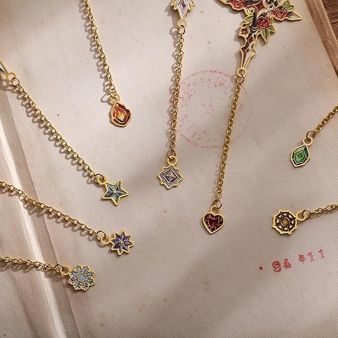 8pcs Fantasy Sword Bookmarks for Books, Journals, Planners - Cool Metal Book Markers for Reading Women & Men, Unique Book Marks Gifts for Book Lovers, Reading Accessories for Students & Adults & Kids