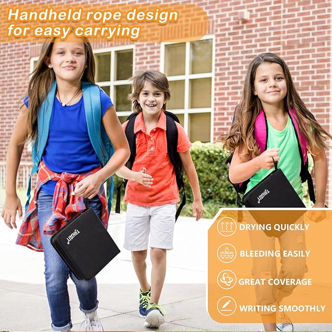 60 Colors Acrylic Paint Pens, Dual Tip Acrylic Paint Markers with Brush Tip and Fine Tip, Acrylic Pens for Rock Painting, Wood, Canvas, Stone, Glass, Ceramic,DIY Crafts Making Art Supplies