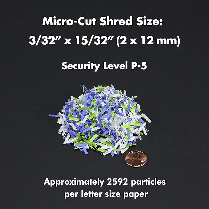 Aurora Commercial Grade 220-Sheet Auto Feed High Security Micro-Cut Paper Shredder/ 60 Minutes/Security Level P-5