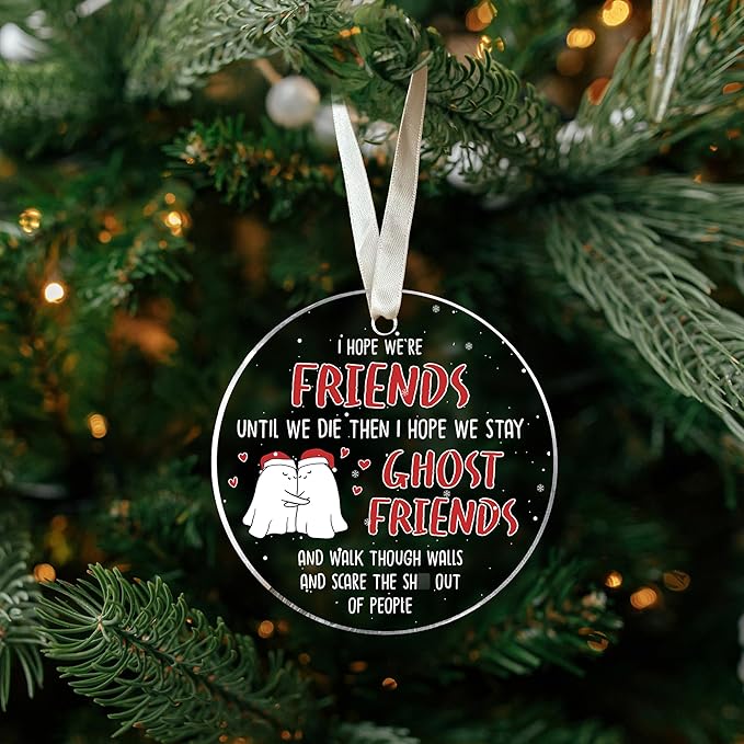 Best Friend Ornaments for Christmas Tree - Best Friend Christmas Ornaments - Acrylic Ornament
