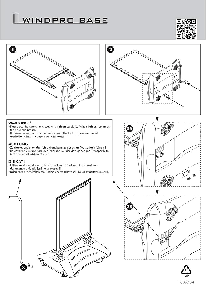 M&T Displays WindPro Weather and Wind Resistant Outdoor Pavement Curb Sidewalk Sign Holder for 30x40 Inch Posters Silver Aluminum Easy Front Loading Snap Frame Durable HDPE Black Water Base (5 Pack)