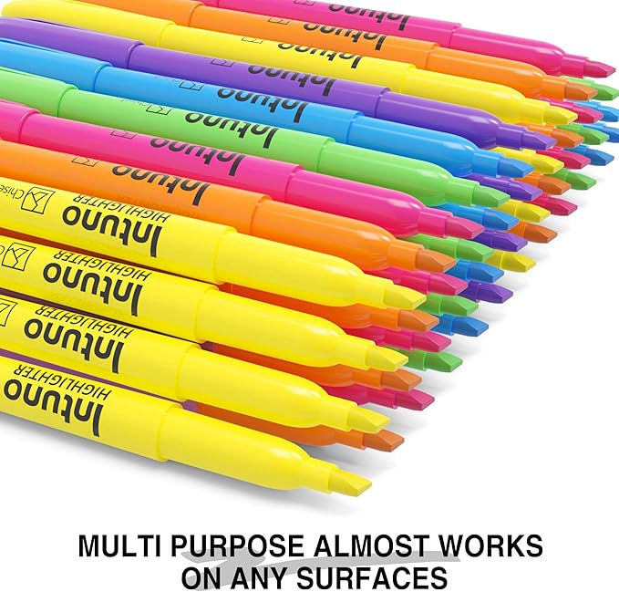 Assorted Color Highlighters, 120 Count, Chisel tip, Suitable for Office Supplies, School Supplies, and Home Office Essentials