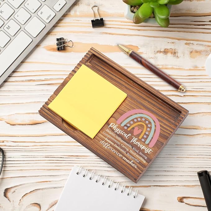 Physical Therapist Gifts, Thank You Gift for Physiotherapist, Physical Therapy Month PT Week Appreciation Gift, Self-Stick Note Pad Holders for PT Clinic Hospital Staff TZP49