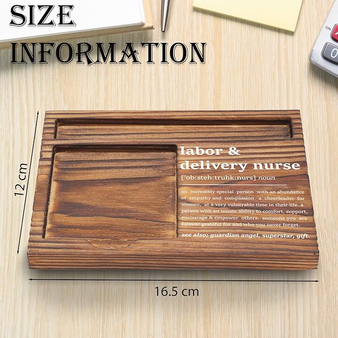 Appreciation Gifts for Labor & Delivery Nurse Sticky Note Holder, Recognition Gifts for Labor Nurse Nursing Students Graduation Nurses Week, L&D Nurse Clinic Self-Stick Note Pad Holders TZP76