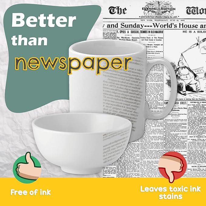 Newsprint Packing Paper Sheets for Moving - 320 Newsprint Paper Sheets for packing supplies -10 lb - 17" x 27" Moving Supplies Packing paper for Dishes and Glasses - Eco Friendly - Made in USA