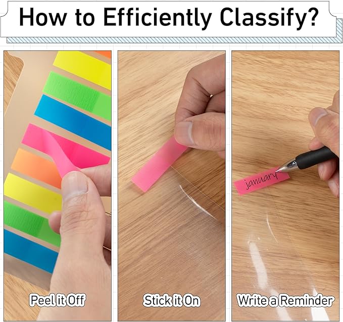 A4 Clear Sheet Protectors 11.89 x 9.17in,80 Punched Pocket with Sticky Tabs,120 Micron Heavy Duty Binder Sleeves 11-Hole Plastic Page Protectors Sheet Top Loaded for 2/3/4 Ring Binder Fits A4 Paper