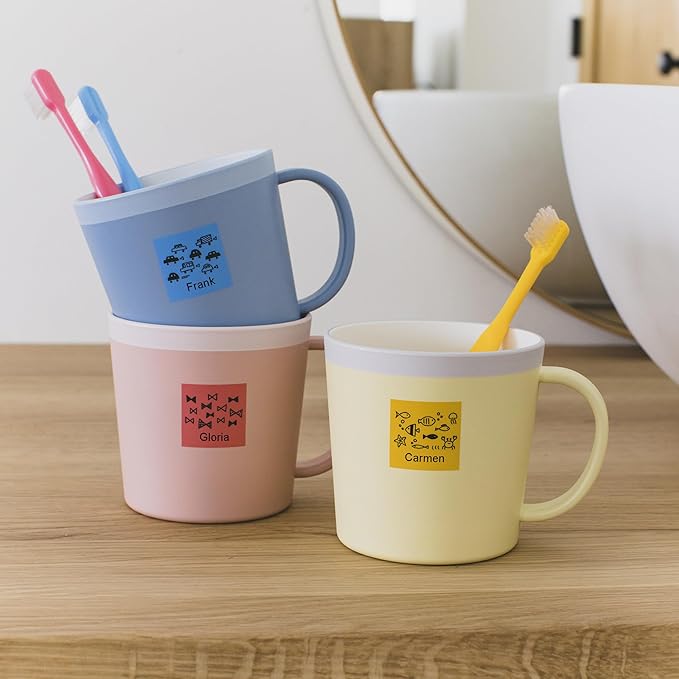 Epson LABELWORKS 224BMYPX Genuine PET (Polyester) Tape Cartridge - Black on Matte Yellow Designer Craft Label Maker Tape - 1" (24MM) Wide, 26'