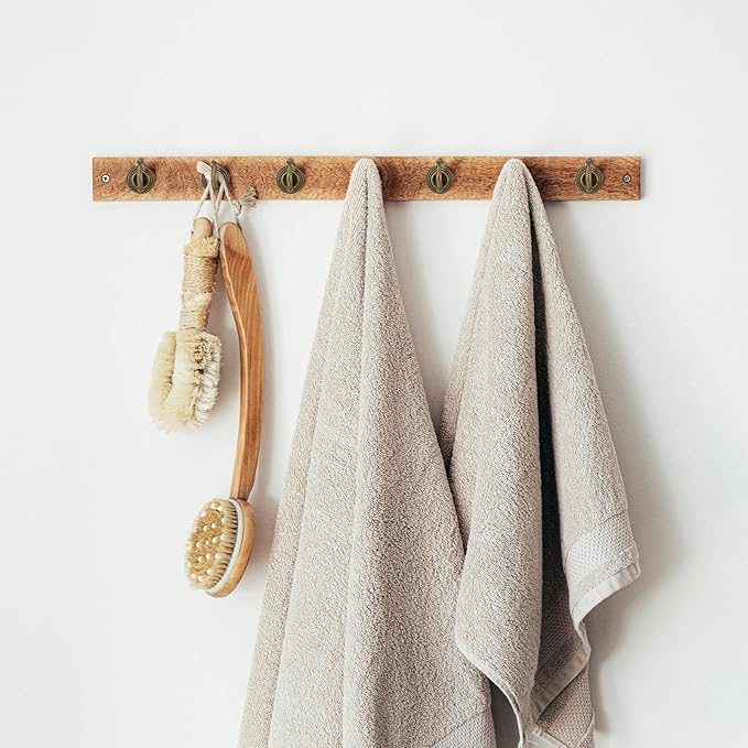 Hotop 30 Pieces Push Pin Wall Hooks Metal Thumb Tack Hangers Iron Alloy Nail Decorative Picture Hooks for 20 Lbs Home Office School Party Supply (Bronze)