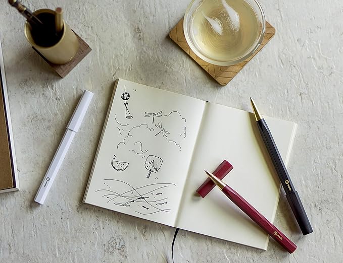 Resin-Rollerball Pen(White)