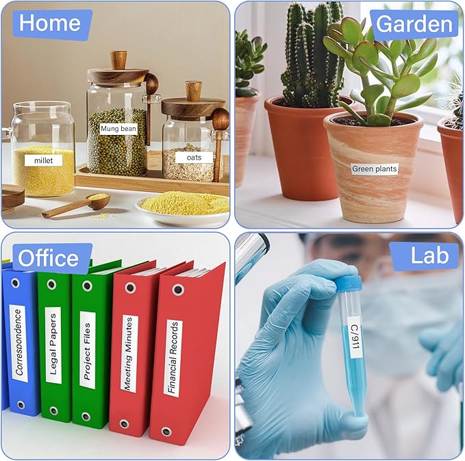 5 Pack M-K231 M Tape 12mm Compatible with M-K231s Brother Label Tape Black on White 0.47 Inch for P Touch PT-M95 PT95 PT65 PT-65 PT70 PT85 PT90 Label Maker Tape Refill