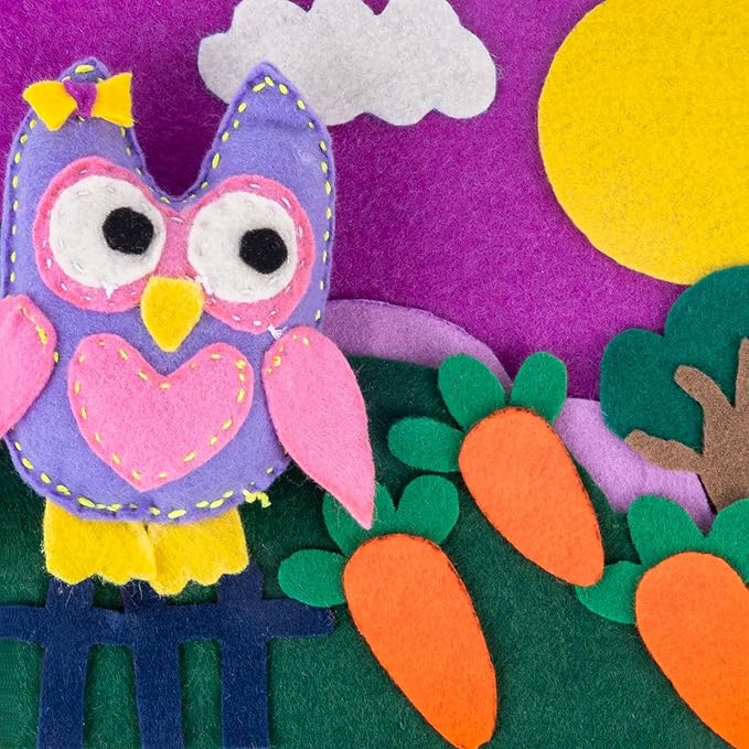 XSEINO 13 Rolls 8"x35" 1.4mm Thick Soft Felt Fabric Sheet 13 Assorted Purple Series Colors Felt Pack for DIY Craft Sewing Squares Nonwoven Patchwork