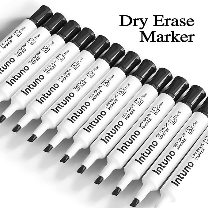 Dry Erase Markers, 96 Count Black, Chisel tip, Low-Odor, Perfect for Office, Teaching, Meeting, Presentation, Classroom, Home