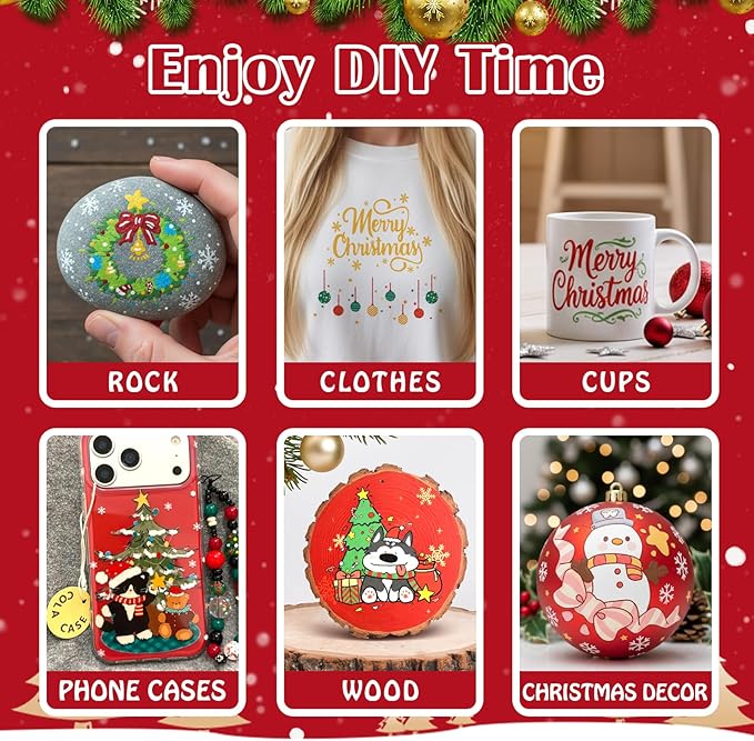 Betem 48 Colors Dual Tip Acrylic Paint Pens Markers, Premium Acrylic Paint Markers Stocking Stuffers for Rock, Wood, Fabric, Glass, Canvas, Ceramic, Christmas Gifts for Teens DIY Crafts Art Supplies