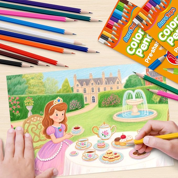 100 Packs Colored Pencils Bulk,1200 Count Pre-Sharpened Colored Pencils in Bulk,Vibrant Colors,12 Color Pencils Set for Classroom Prizes,Back to School Supplies for Kids