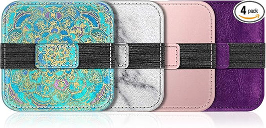 Fintie Screen Cleaning Pad, Soft Cloth Wipes Screen Cleaner with Elastic Strap for iPad, iPhone, MacBook, Tablets, Laptop, 4 Pack