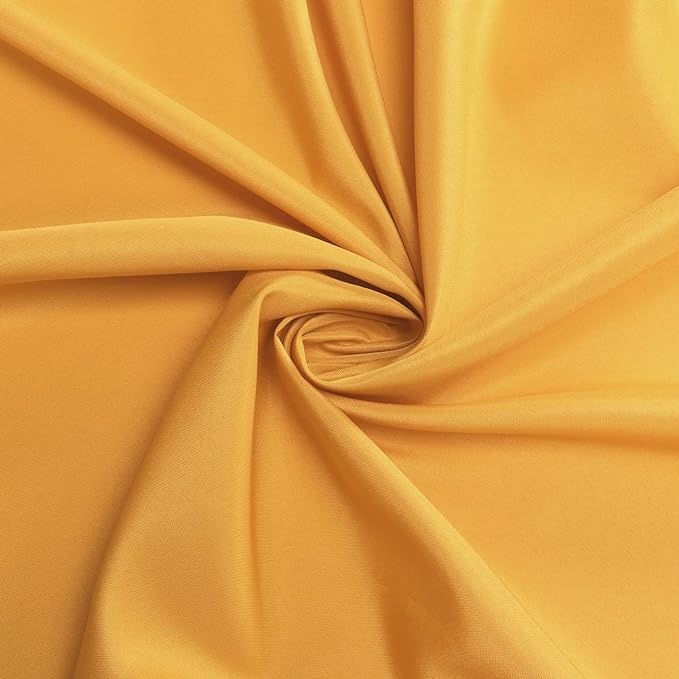 sancua Rectangle Tablecloth - 54 x 78 Inch - Stain and Wrinkle Resistant Washable Polyester Table Cloth, Decorative Fabric Table Cover for Dining Tables, Buffet Parties and Camping, Gold