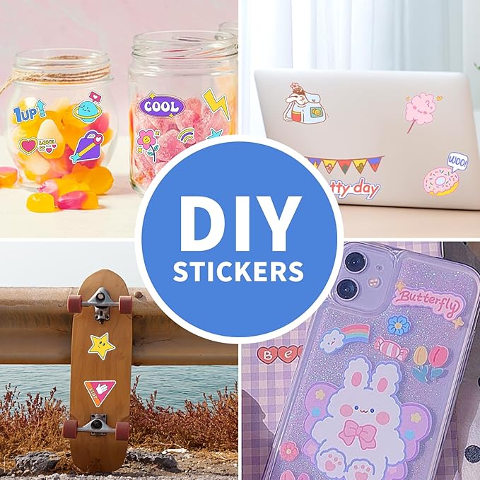 1" x2-5/8 Shipping Address Labels, Blank Mailing Labels, 30-UP White Self-Adhesive Name Tag Stickers for Inkjet and Laser Printer [200 Sheet 6000 Labels]