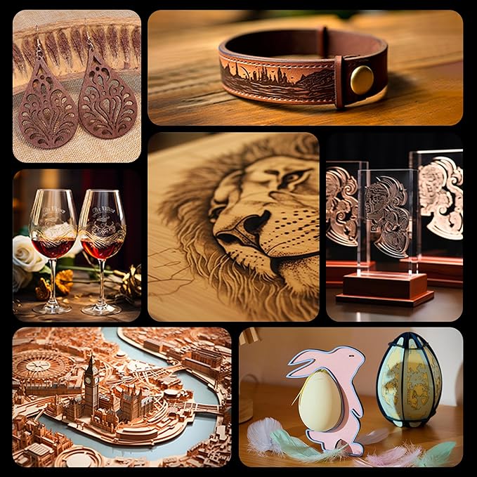 OMTech 90W CO2 Laser Engraver with Water Chiller, 28"x20" Cutting & Engraving Machine with Autofocus, Air Assist, 4-Way Pass, Autolift, RDWorks, for Wood, Glass, Acrylic & More